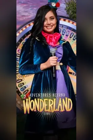 Živá show Adventures Beyond Wonderland s kolesom šťastia